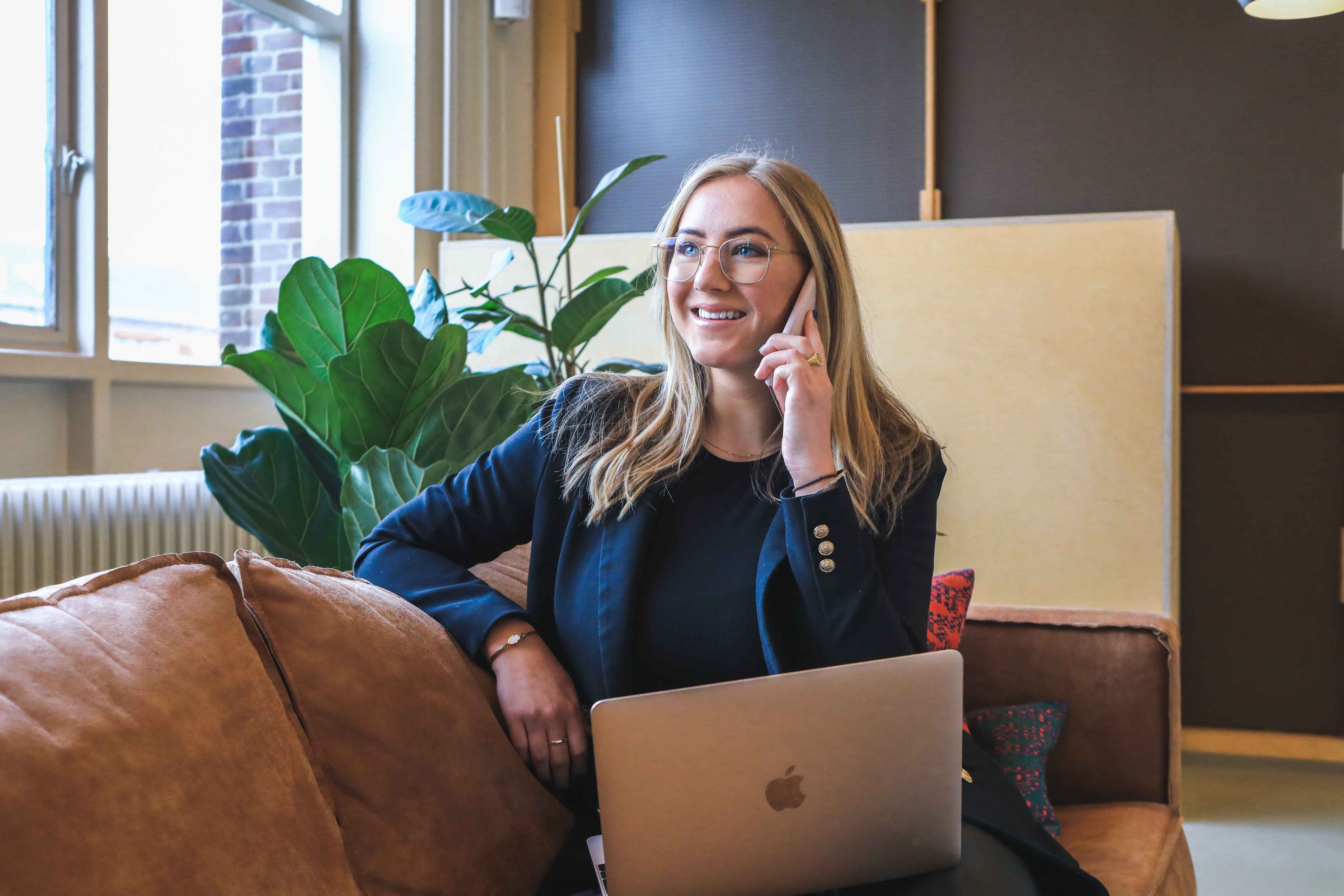 Professional woman with laptop